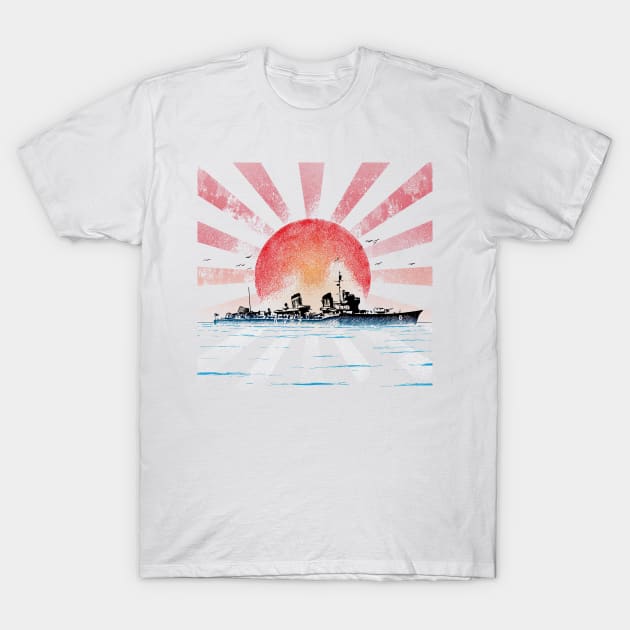 WW 2 Warships T-Shirt by TrocaBoo